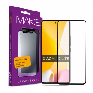Захисне скло для смартфону MAKE Full Cover Full Glue Xiaomi 12 Lite (MGF-X12L)