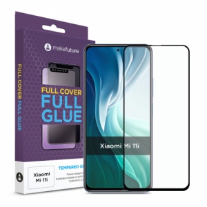 Захисне скло для смартфону MakeFuture Full Cover Full Glue Xiaomi Mi 11i (MGF-XM11I) купити в Києві