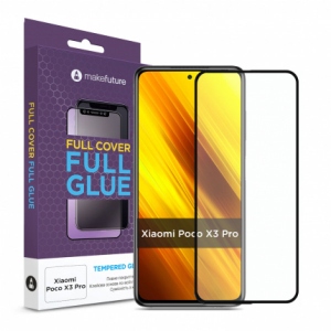 Уцінка - Захисне скло для смартфону MakeFuture Full Cover Full Glue Xiaomi Poco X3 Pro (MGF-XPX3P)
