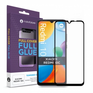 Захисне скло для смартфону MakeFuture Full Cover Xiaomi Redmi 10C (MGF-XR10C)