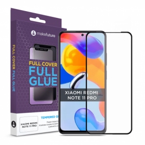 Захисне скло для смартфону MakeFuture Full Cover Xiaomi Redmi Note 11 Pro (MGF-XRN11P)