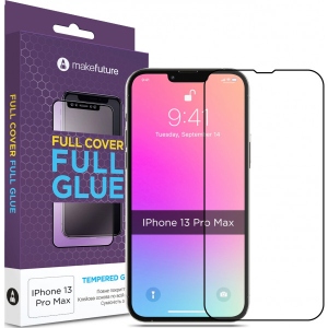 Захисне скло для смартфона MakeFuture Full Cover Full Glue Apple iPhone 13 Pro Max (MGF-AI13PM)