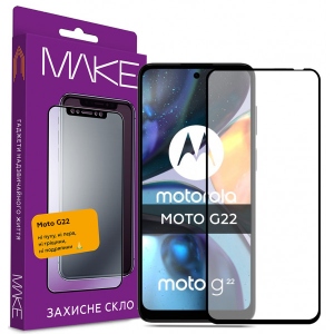 Захисне скло для смартфону MAKE FCFG Moto G22 (MGF-MG22)