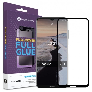 Захисне скло для смартфону MakeFuture Full Cover Full Glue Nokia G10 (MGF-NG10)