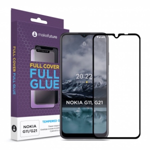 Захисне скло для смартфону MakeFuture Full Cover Full Glue Nokia G11/G21 (MGF-NG11/G21) продаж