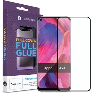 Захисне скло для смартфону MakeFuture Full Cover Full Glue Oppo A74 (MGF-OPA74)