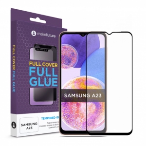 Захисне скло для смартфону MakeFuture Full Cover Full Glue Samsung A23 (MGF-SA23)