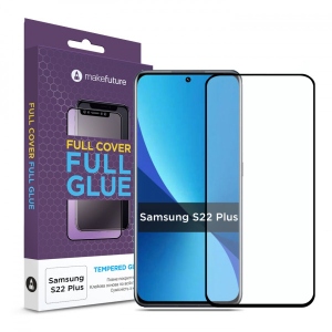 Захисне скло для смартфона MakeFuture Full Cover Samsung S22 Plus (MGF-SS22P)