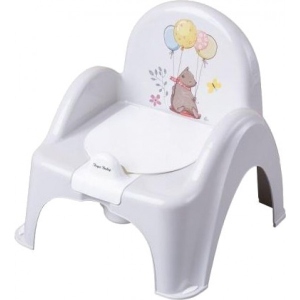 Горщик дитячий Tega Baby стільчик Лісова казка Світло-кремовий (FF-007-111)