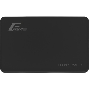 Зовнішній карман Frime 2.5" SATA HDD/SSD Plastic TYPE C(USB3.1) Black (FHE10.25U31)