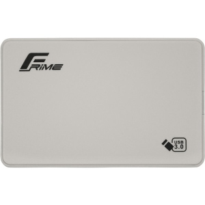 Зовнішній карман Frime 2.5" SATA HDD/SSD Plastic USB 3.0 White (FHE11.25U30)