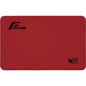 Зовнішній карман Frime 2.5" SATA HDD/SSD Plastic USB 3.0 Red (FHE15.25U30)