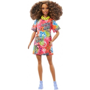 Лялька Barbie "Модниця" в яскравій сукні-футболці (HJT00)
