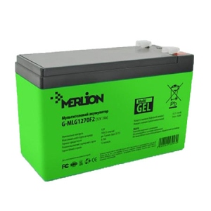 Акумулятор для ДБЖ Merlion 12V 7AH Green (G-MLG1270F2)