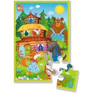 Пазли м'які (до 2 років) Vladi Toys А5 "Теремок" (рус) (VT1103-68)