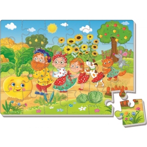 Пазли м'які (3-4 роки) Vladi Toys А4 "Ріпка" (рус) (VT1102-21)