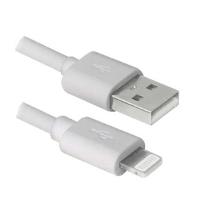 Кабель синхронізації даних REAL-EL USB Type-C-Lightning 1 m White (4743304104680) ціни