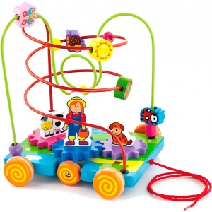 Головоломка-лабіринт Viga Toys Лабіринт Машинка (50120)
