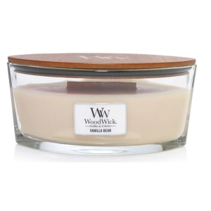 Свічка скло Woodwick Ellipse Vanilla Bean (Ванильные бобы) 453г (76112E)