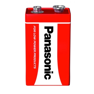 Батарейка тип 6F22 (1604) Panasonic RED ZINK 6F22 BLI 1 ZINK-CARBON