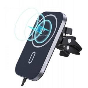 Автомобільний зарядний пристрій Choetech QI 15W MagSafe Black (T200-F-201BK)