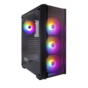 Корпус 1stPlayer V4-4F1 Black без БЖ