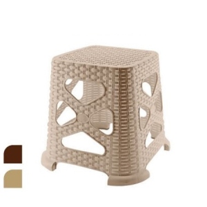 Табурет пластиковий VIOLET HOUSE 0735 Роттанг CREAM