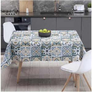 Скатертина прямокутна ТЕП Panama 160х200 см Blue provence (С-04188_29793)