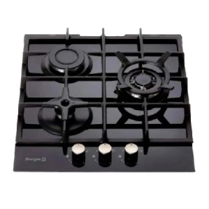 Варильна поверхня газова Borgio 4111-15 FFD Black Glass