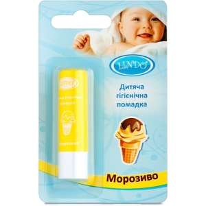 Бальзам для губ дитячий Lindo морозиво, 4.5 м (U 773)