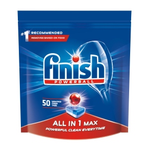 Набір для миття в посудомийній машині Finish ALL IN 1 MAX 50 таб