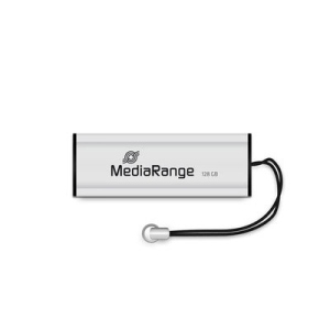 Флеш USB MediaRange USB3.0 128GB Black/Silver (MR918)