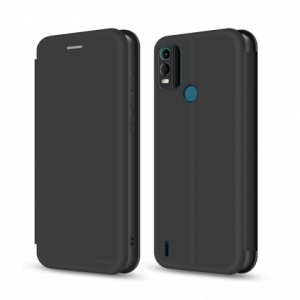 Чохол для смартфону MAKE Flip Soft-Touch PU Nokia C21 Plus Black (MCP-NC21PBK)