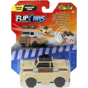 Машинка-трансформер Flip Cars 2 в 1 Парадна вантажівка і Автоцистерна (EU463875-28)
