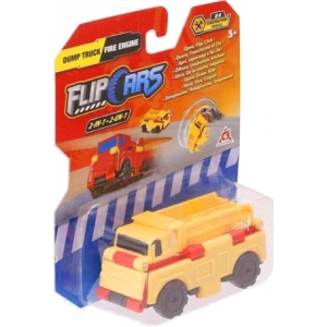 Машинка-трансформер Flip Cars 2 в 1 Самоскид і Пожежний автомобіль (EU463875-07)