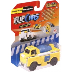 Машинка-трансформер Flip Cars 2 в 1 Бетономішалка і Траншеєкопач (EU463875-02) в інтернет-магазині