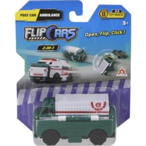 Машинка-трансформер Flip Cars 2 в 1 Вантажівка і Швидка допомога (EU463875-39)