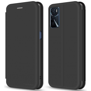 Чохол для смартфона MakeFuture Flip Soft-Touch PU Oppo A16/A16s Black (MCP-OPA16/16SBK)