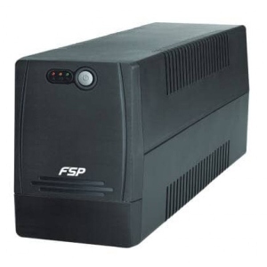 Джерело безперебійного живлення FSP Fortron FP1000, 1000ВА/600Вт, Line-Int, 4*Schuko, AVR Black (PPF6000601)