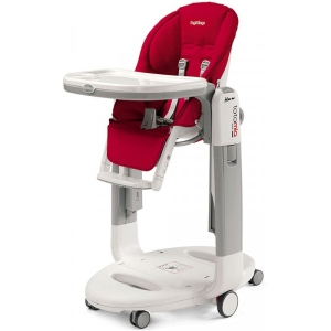 Стільчик-качалка для годування Peg-Perego Tatamia Follow Me Fragola (красный)