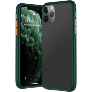 Чохол для смартфону MakeFuture Matte PC+TPU Apple iPhone 11 Pro Frame Green (MCMF-AI11PGN)
