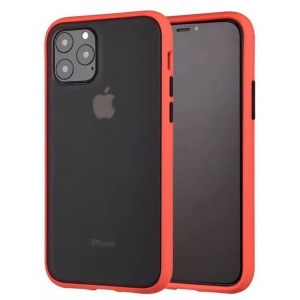 Чохол для смартфону MakeFuture Matte PC+TPU Apple iPhone 11 Pro Frame Red (MCMF-AI11PRD)