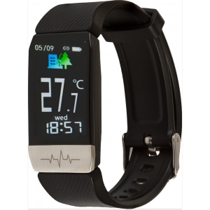Уцінка - Фітнес-браслет AMICO Go RUN Termometr Pulseoximeter AD Tonometer Black ##