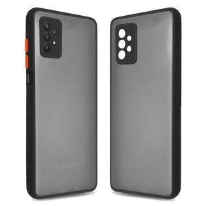 Чехол для смартфона MakeFuture Frame Matte PC+TPU Samsung A32 Black (MCMF-SA32BK)