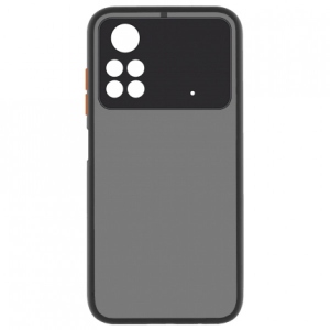 Чохол для смартфону MakeFuture Frame Matte PC+TPU Xiaomi Poco M4 Pro 4G Black (MCMF-XPM4P4GBK)