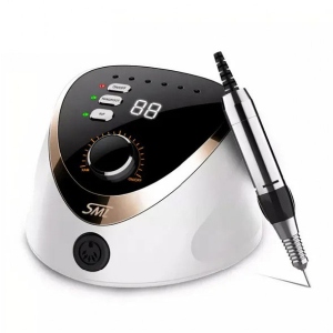 Манікюрний набір апаратний SML Nail Sander M12 з педаллю White