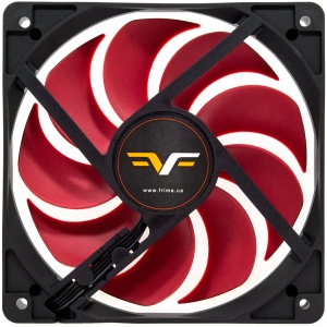 Корпусний вентилятор Frime 120x120x25мм 4Pin+Molex 2000rpm FD Bearing Black/Red (FRF120HB20PWM)