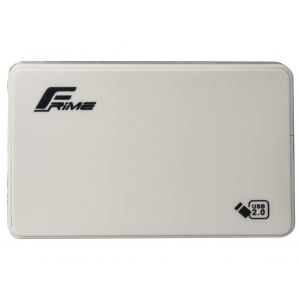 Зовнішній карман Frime 2,5'' USB 2.0, White (FHE11.25U20) фірмовий сайт