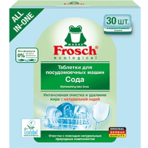Таблетка для посудомийної машини Frosch Сода 30 шт.