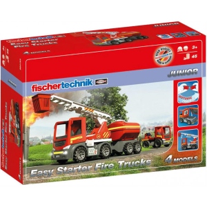 Пластиковий конструктор Fischertechnik JUNIOR Easy Starter Пожежні машини (FT-554193)